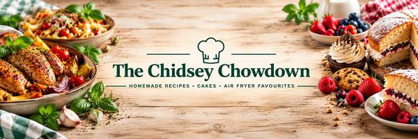 The Chidsey Chowdown rustic food photography banner
